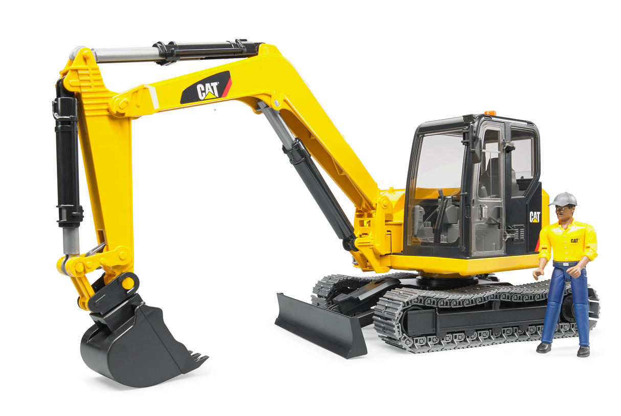 Bruder: Cat Mini Excavator + Worker