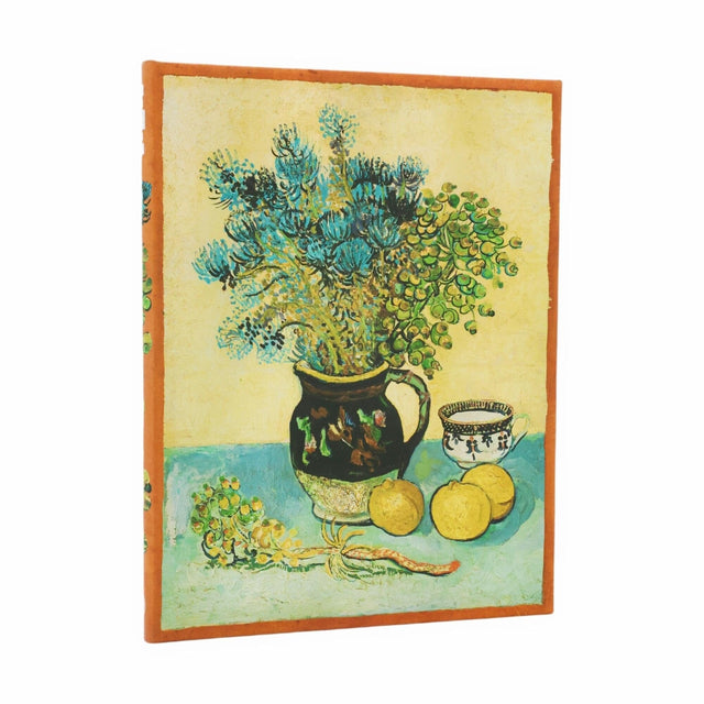 Van Gogh’s Still Life Ultra Lined Hardcover Journal (Elastic Band Closure)