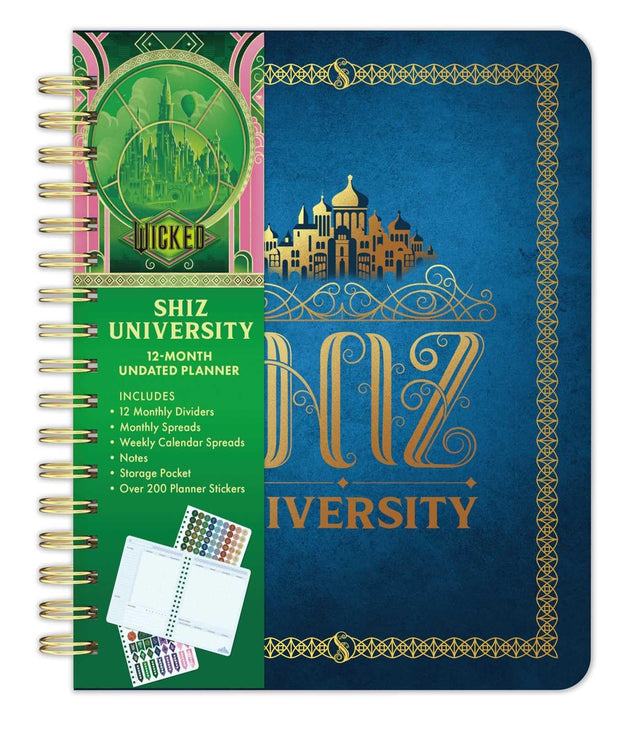 Wicked: Shiz University 12-Month Undated Planner