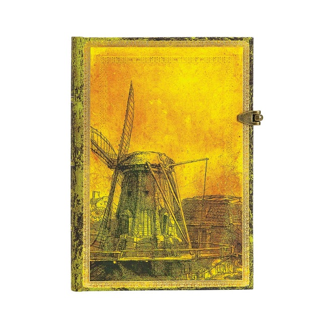 Rembrandt’s 350th Anniversary Midi Unlined Hardcover Journal (Clasp Closure)