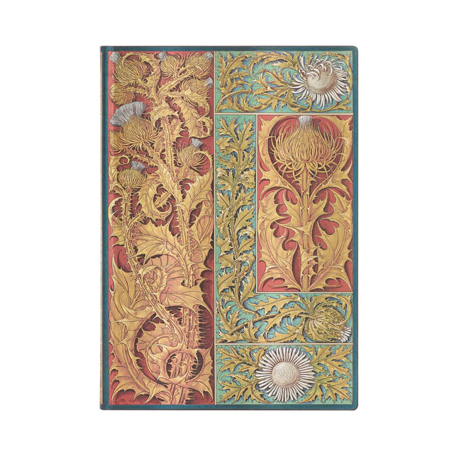 Wild Thistle (Vox Botanica) Midi Unlined Softcover Flexi Journal