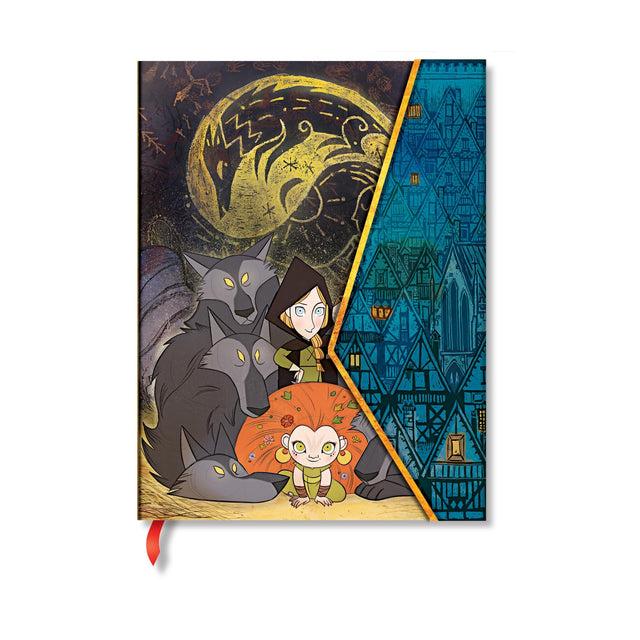 WolfWalkers (Irish Folklore Trilogy) Ultra Lined Hardcover Journal (Wrap Closure)