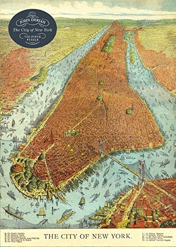 John Derian Paper Goods: The City of New York 750-Piece Puzzle