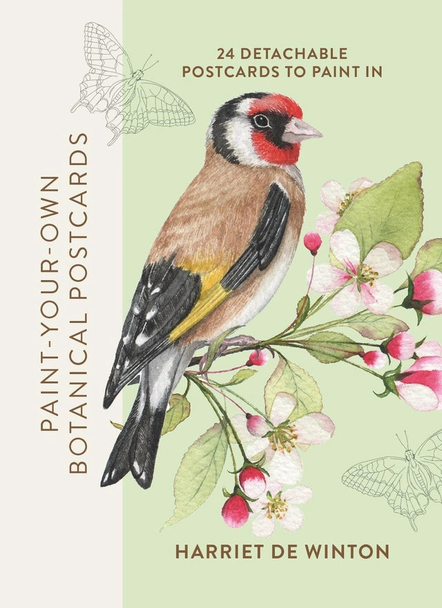 Paint-Your-Own Botanical Postcards