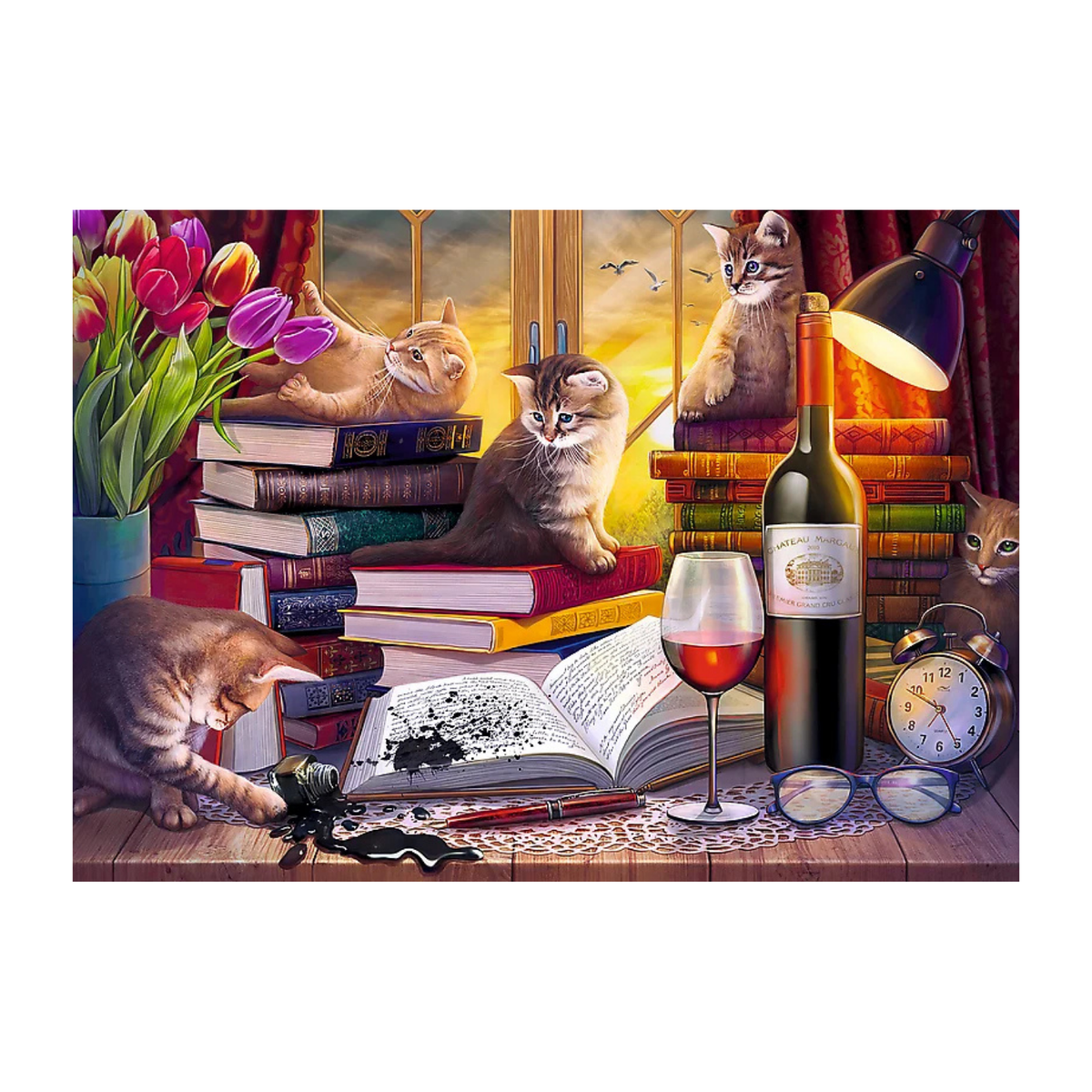 Trefl: Cat's Evening - 2000pc Jigsaw Puzzle