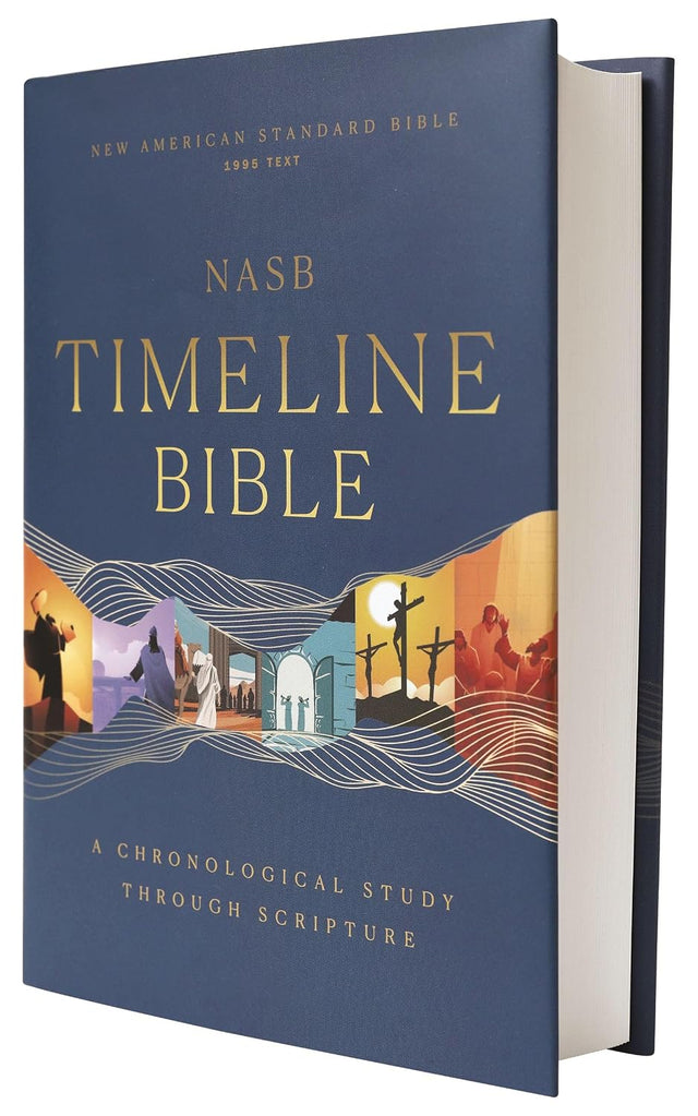 NASB, Timeline Bible, Hardcover, Red Letter, 1995 Text, Comfort Print
