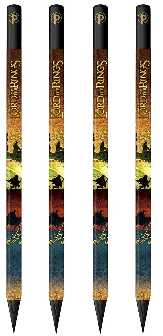 A Perilous Journey (The Lord of the Rings Collection) 4 Pack Pencils