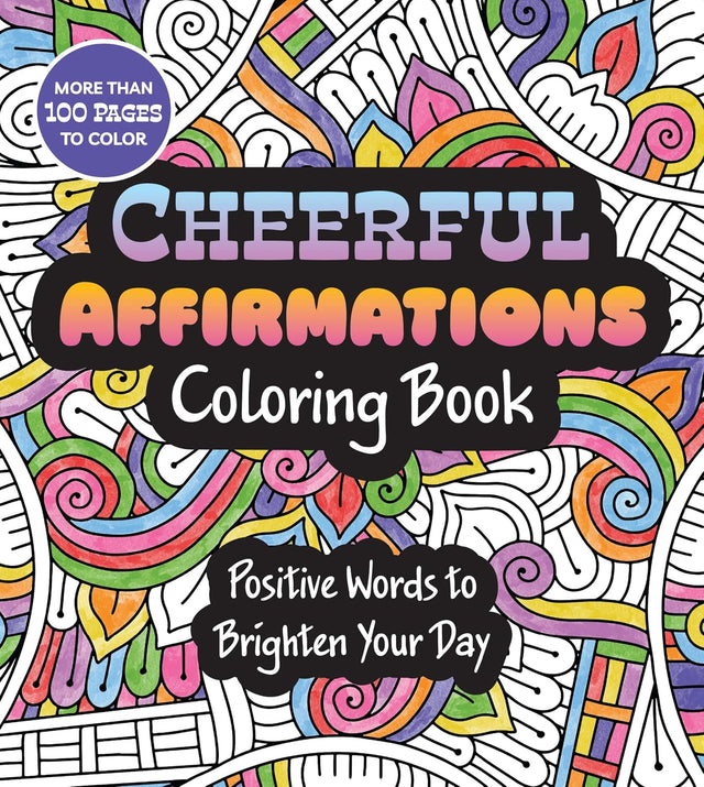 Cheerful Affirmations Coloring Book