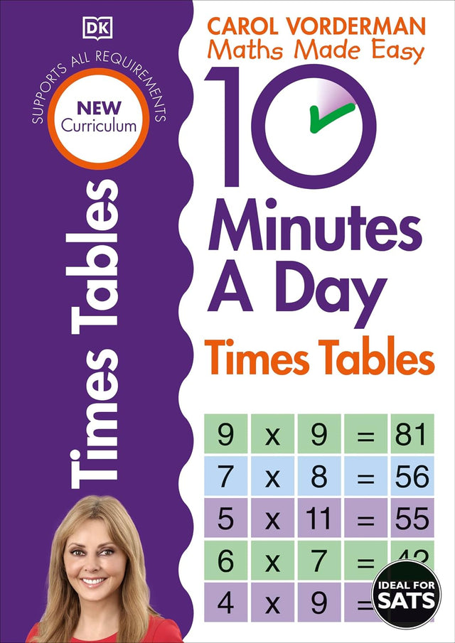 10 Minutes A Day Times Tables, Ages 9-11 (Key Stage 2)