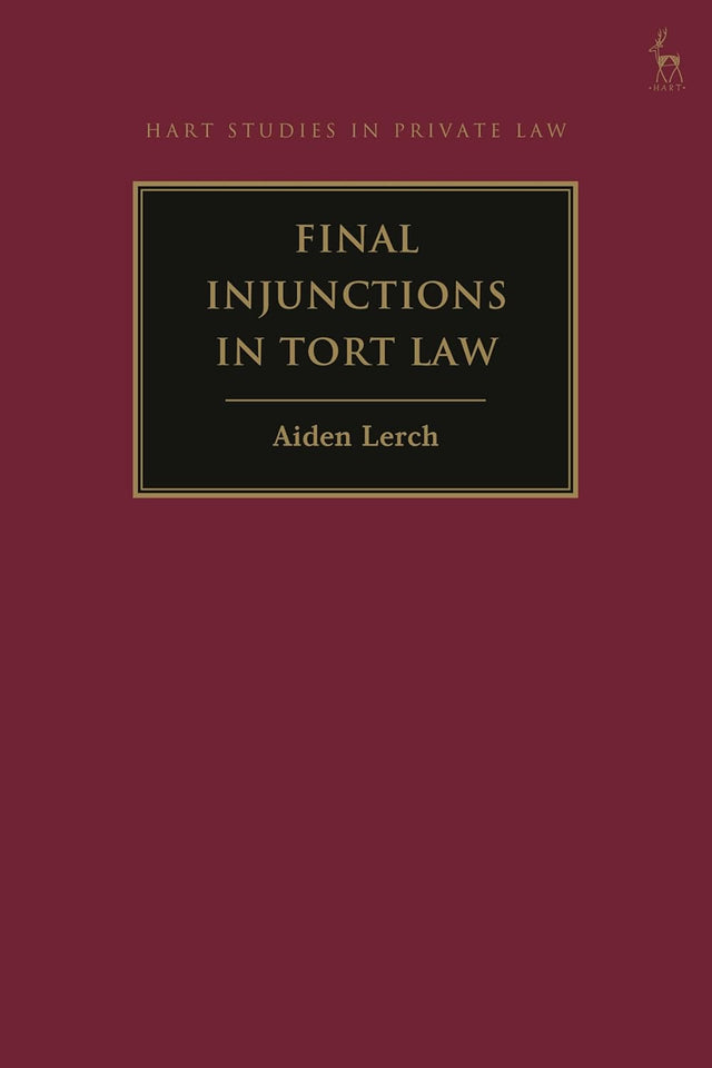 Final Injunctions in Tort Law