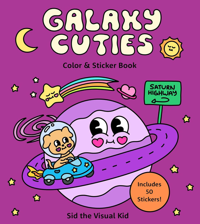 Galaxy Cuties Color & Sticker Book