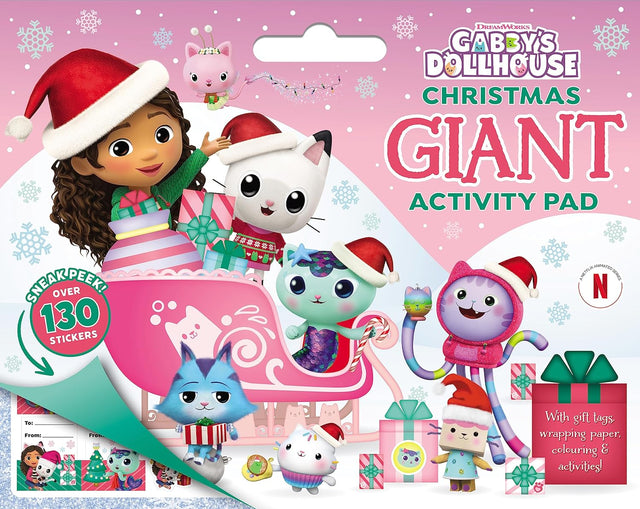 Gabby's Dollhouse: Christmas Giant Activity Pad (DreamWorks)