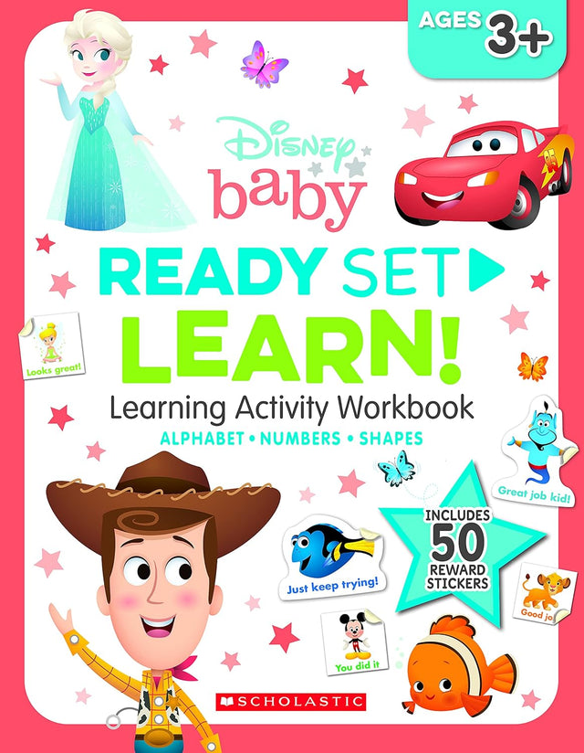 Disney Baby: Ready Set Learn! Learning Activity Workbook (Ages 3+ Years)