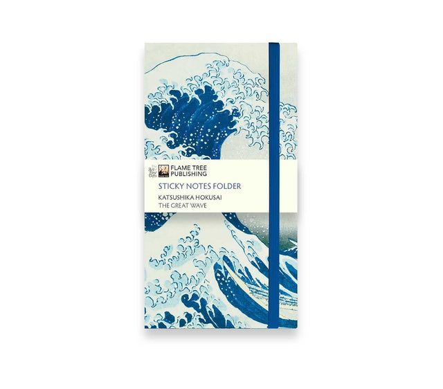 Katsushika Hokusai: The Great Wave Flame Tree Sticky Notes Folder