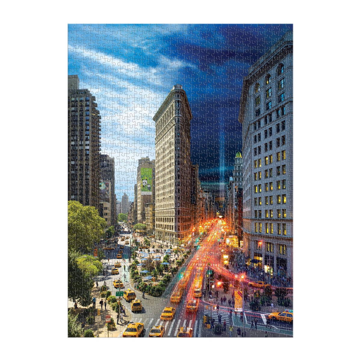 Galison Stephen Wilkes Day to Night Flatiron Puzzle - 1000 Piece