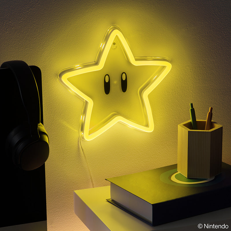 Super Mario Super Star LED Neon Light