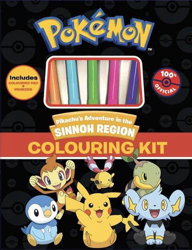 PokéMon Sinnoh Region: Colouring Kit