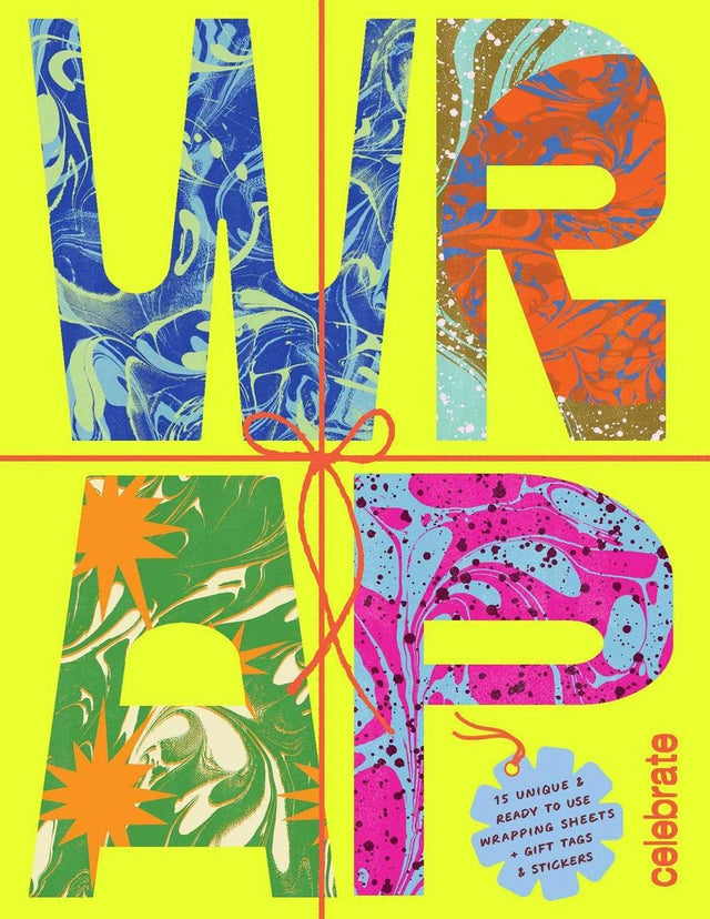 WRAP: Celebrate - Gift Wrapping Paper Book with Gift Tags