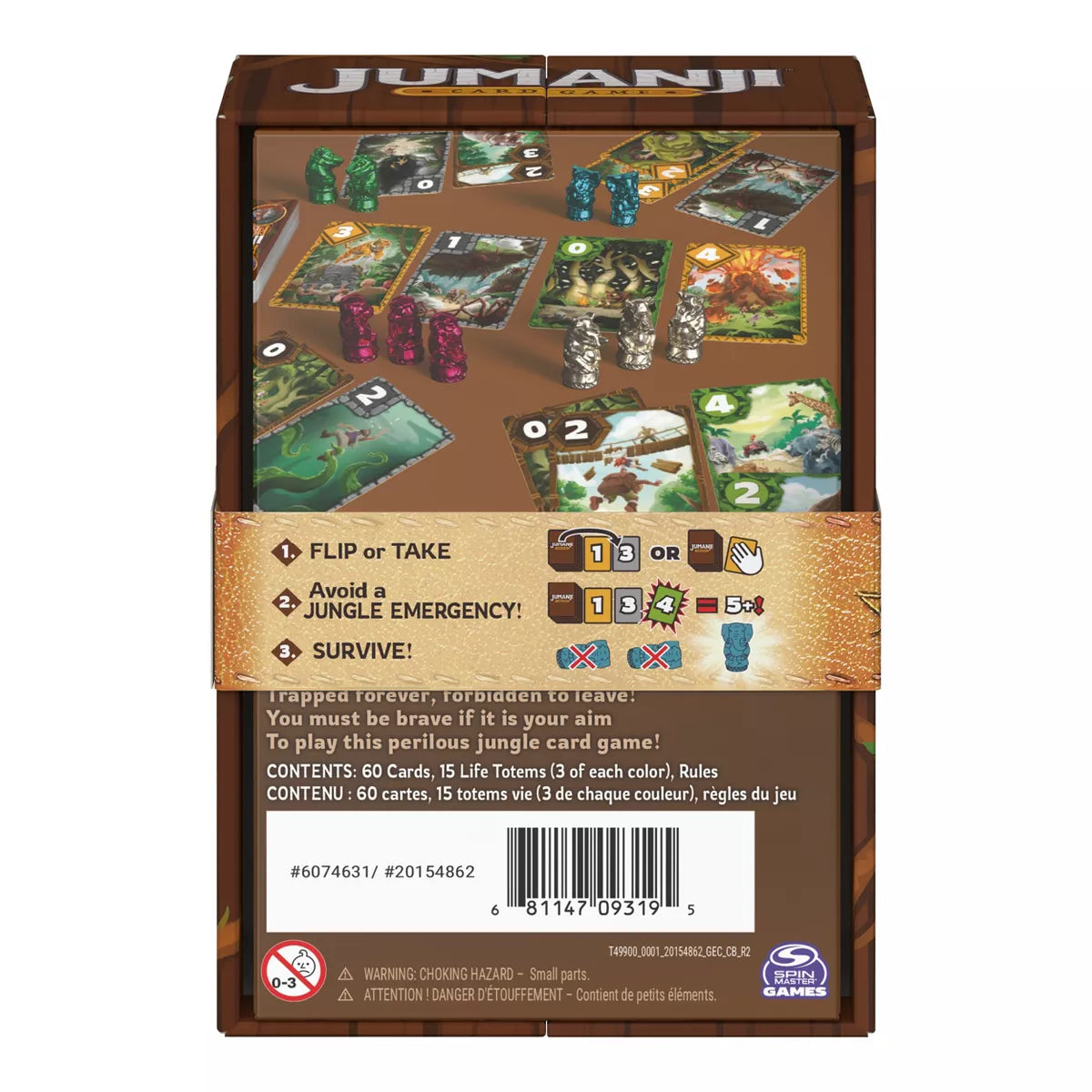 Jumanji Card Game