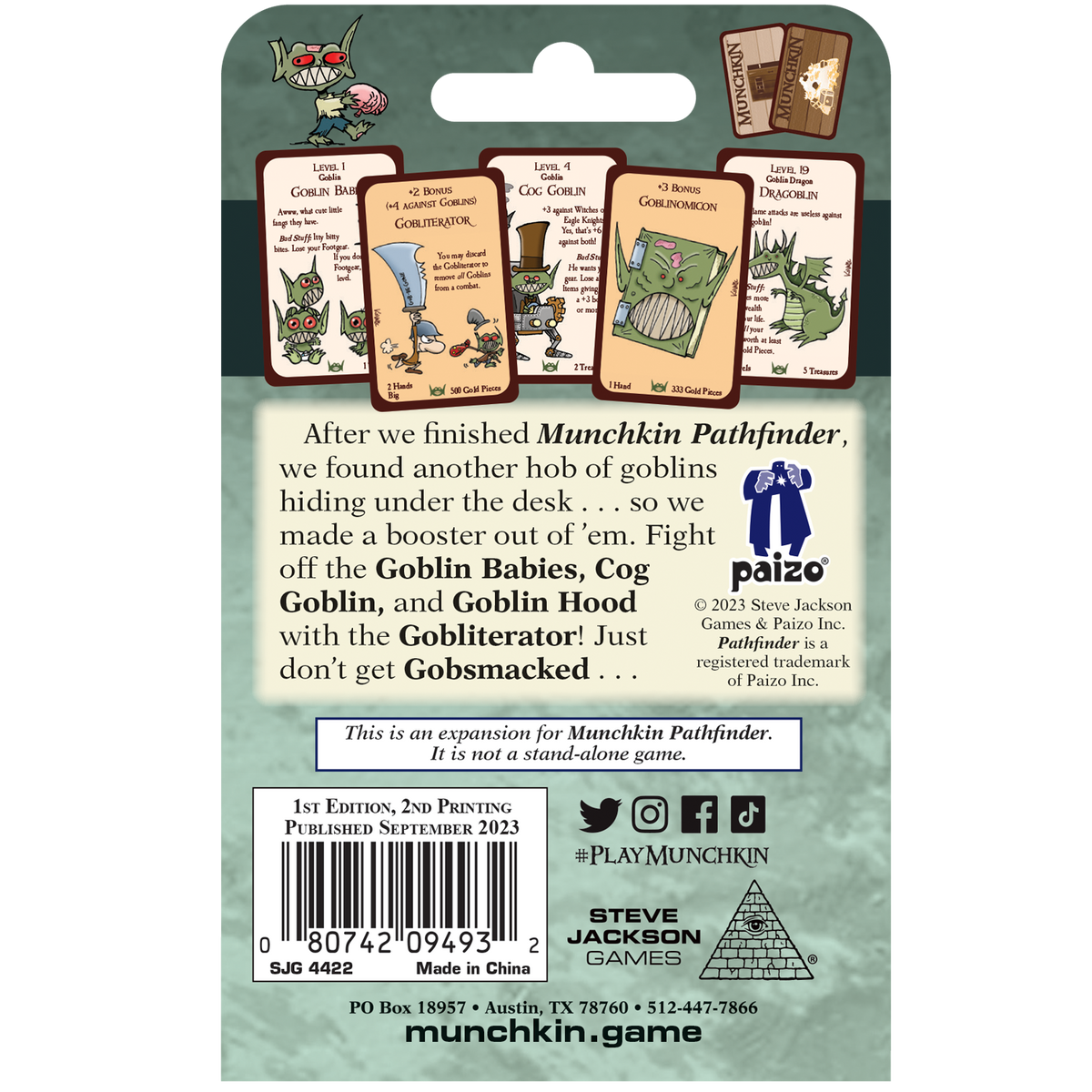 Munchkin Pathfinder Gobsmacked!