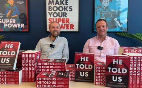 Michal Dziwulski and Dr Chris Wilson visits Book Hero