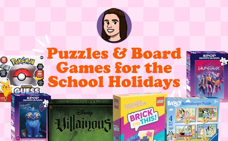 Puzzles & Board Games for the School Holidays