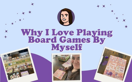 Solo board games blog image featuring flamecraft pergola