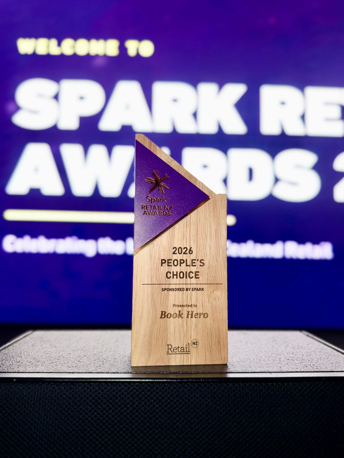 Book Hero has won the 2026 Spark People’s Choice Award