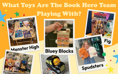 What Toys Are The Book Hero Team Playing With?