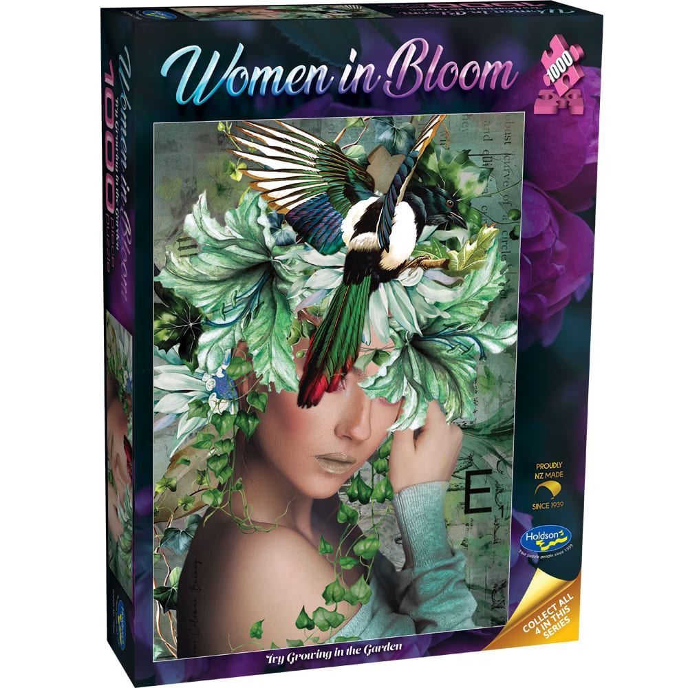 Woman in Bloom  - 1000 Piece Jigsaw Puzzle Ivy Growing in the Garden