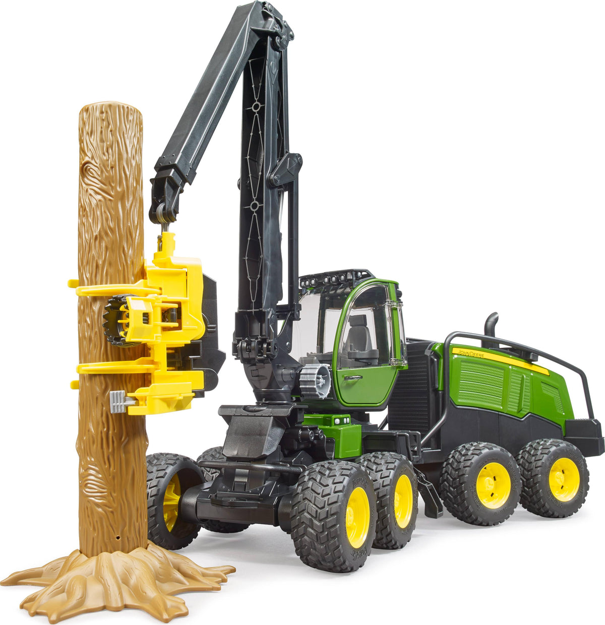 Bruder: John Deere 1270G Harvester + Tree Trunk