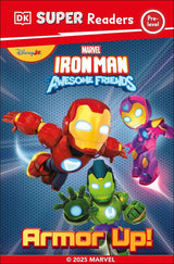 DK Super Reader Pre-Level Marvel Iron Man and His Awesome Friends Armour Up!