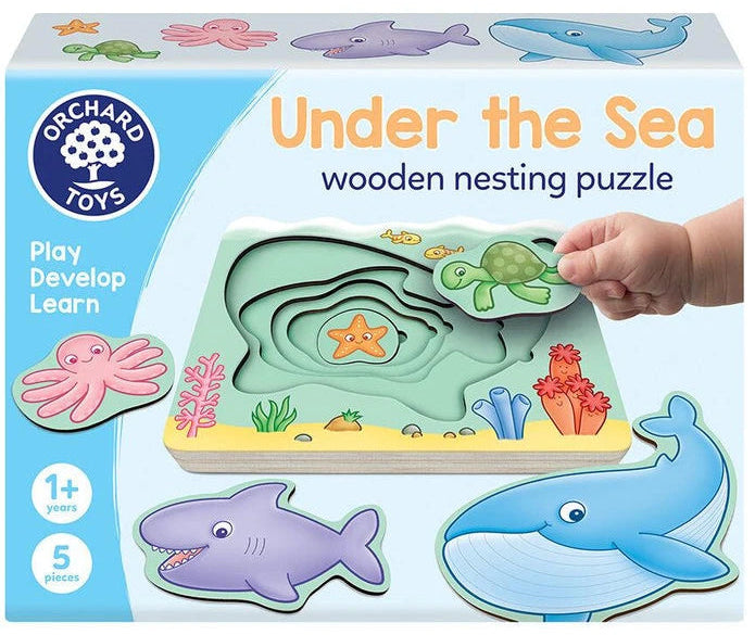 Orchard Toys: Under The Sea Wooden Nesting Puzzle