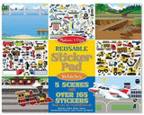 Melissa & Doug: Reusable Sticker Pad: Vehicles
