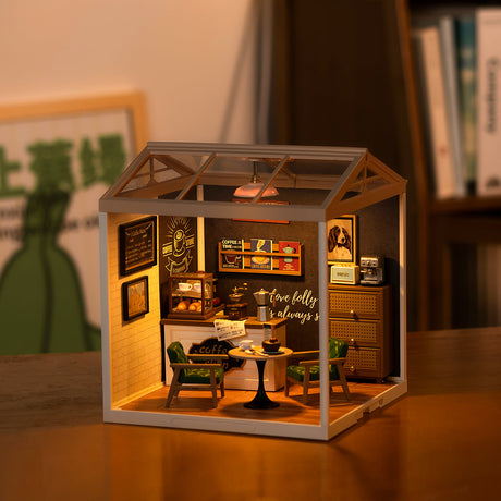 Rolife: Daily Inspiration Cafe - Super Creator Plastic DIY Miniature Puzzle
