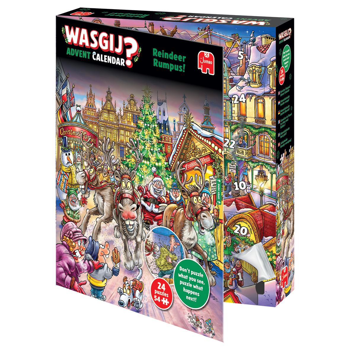 Wasgij Advent Calendar #2 - Reindeer Rumpus!