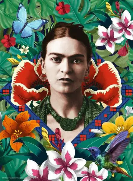 Ravensburger: Frida Kahlo Blooming Fantasy Puzzle - 500 Piece