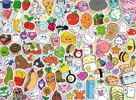 Ravensburger: Cute Kawaii Chaos Puzzle - 500 Piece