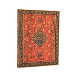 2026 Layla (Persian Poetry) Ultra 18-month Vertical Hardcover Flexi Dayplanner 2025-2026 (Elastic Band Closure)
