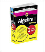 Algebra I For Dummies Book + Workbook Bundle
