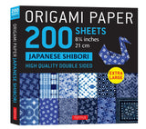Origami Paper 200 sheets Japanese Shibori 8 1/4" (21 cm)