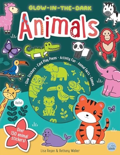 Glow-in-the-Dark Animals Sticker Activity