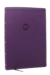 Enduring Word Study Bible: Pastoral Commentary from Every Chapter of the Bible (NKJV, Purple Leathersoft, Red Letter, Comfort Print, Thumb Indexed)