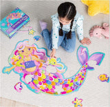 Peaceable Kingdom: Floor Puzzle Magical Mermaid 41 Pieces