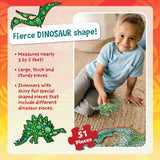 Peaceable Kingdom: Floor Puzzle Dinosaur 51 Pieces