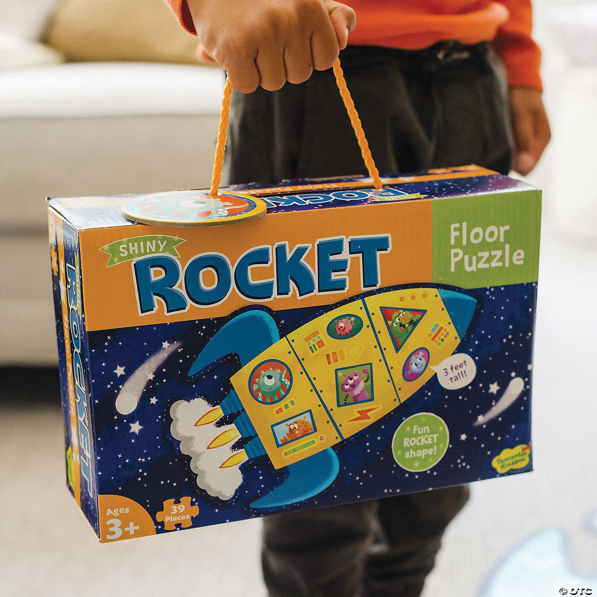 Peaceable Kingdom: Floor Puzzle Rocket 39 Pieces