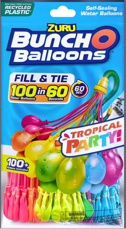 Zuru Bunch O Balloons: Tropical - 100 Balloons
