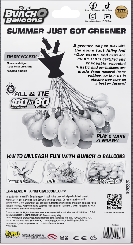 Zuru Bunch O Balloons: Tropical - 100 Balloons