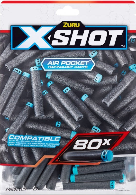 Zuru XShot: Excel Dart Refill - 80 Pack