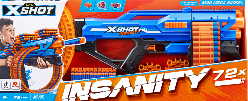 Zuru XShot: Insanity Mad Mega Barrel